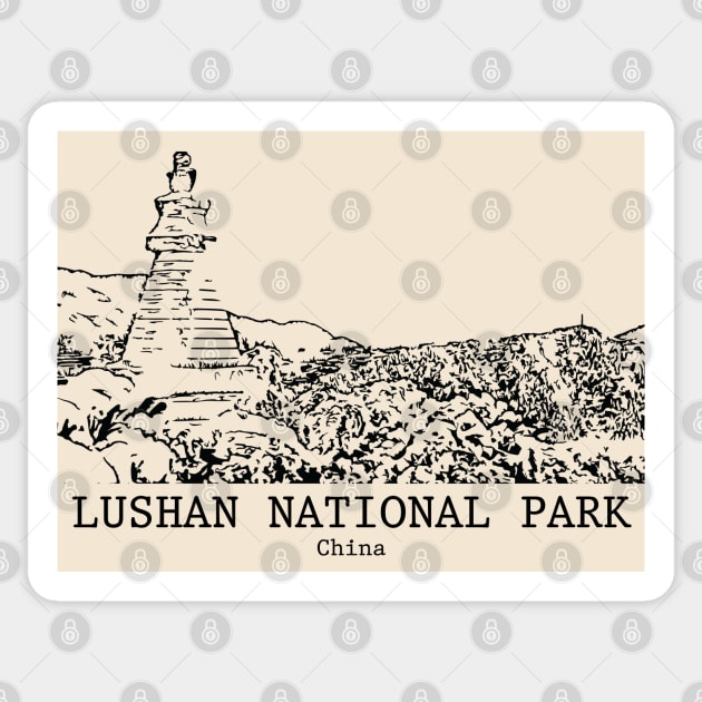 Lushan National Park - China Sticker by Lakeric